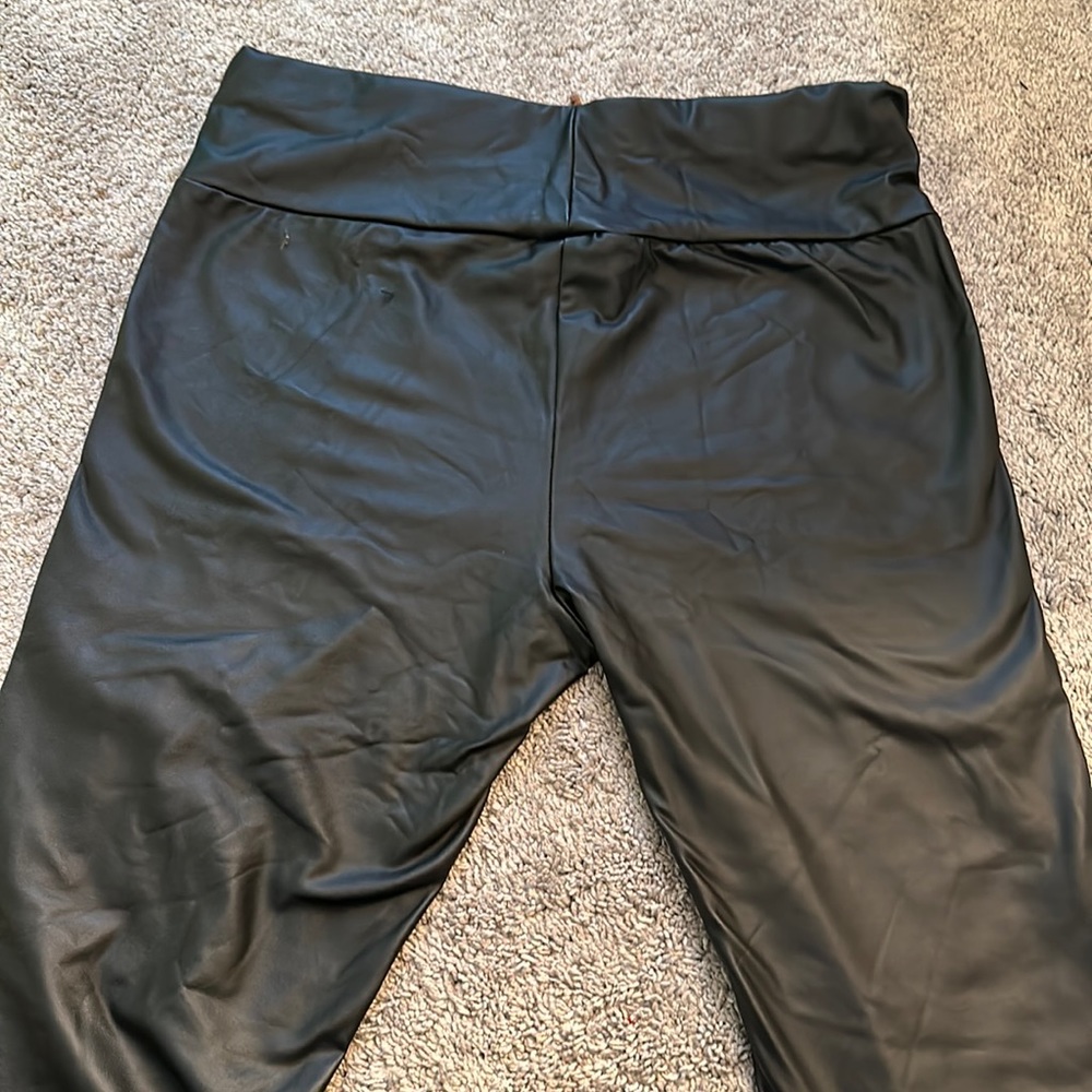Shein leather pants. Size L & XL
